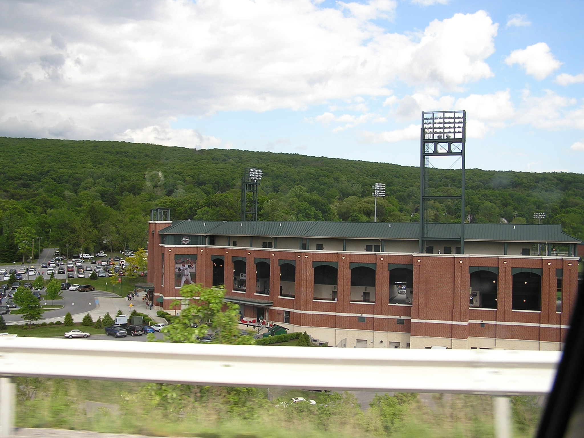 Blair County Ballpark from the Interstate .. 