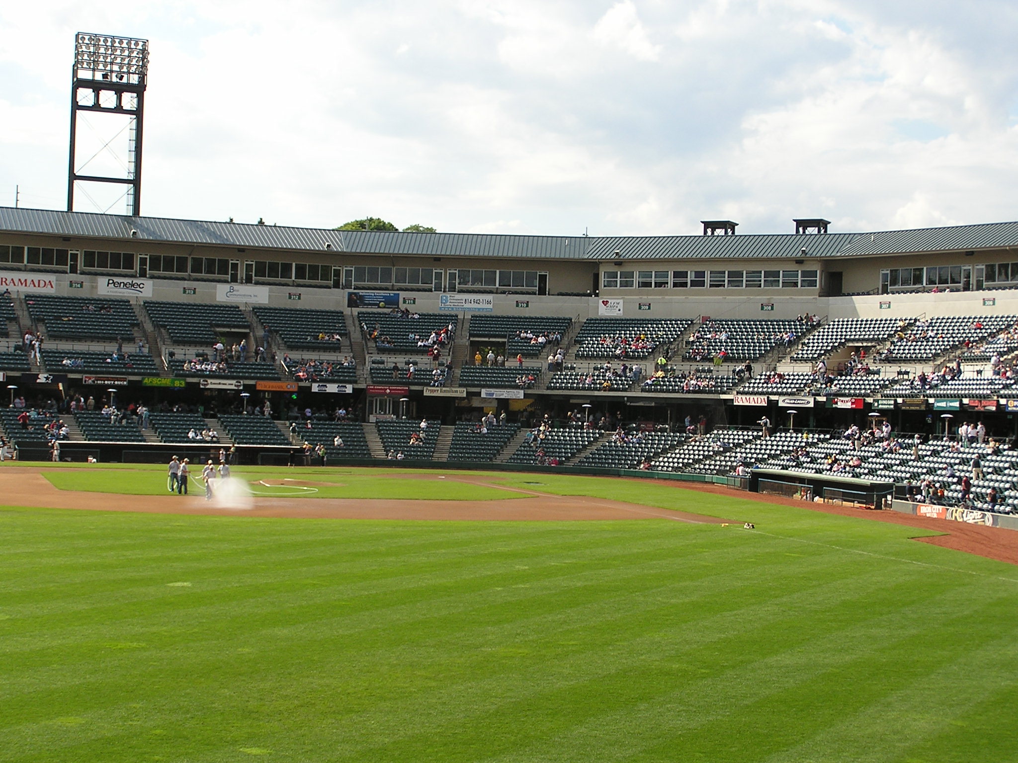 A view fron Center Field of Blair County Ballpark